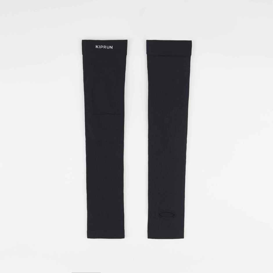 Decthlon | Kiprun UV Protected Arm & Hand Cover Sleeves | Black - XS/S/M
