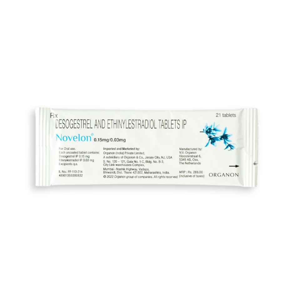 Novelon 0.15mg/0.03mg Tablet