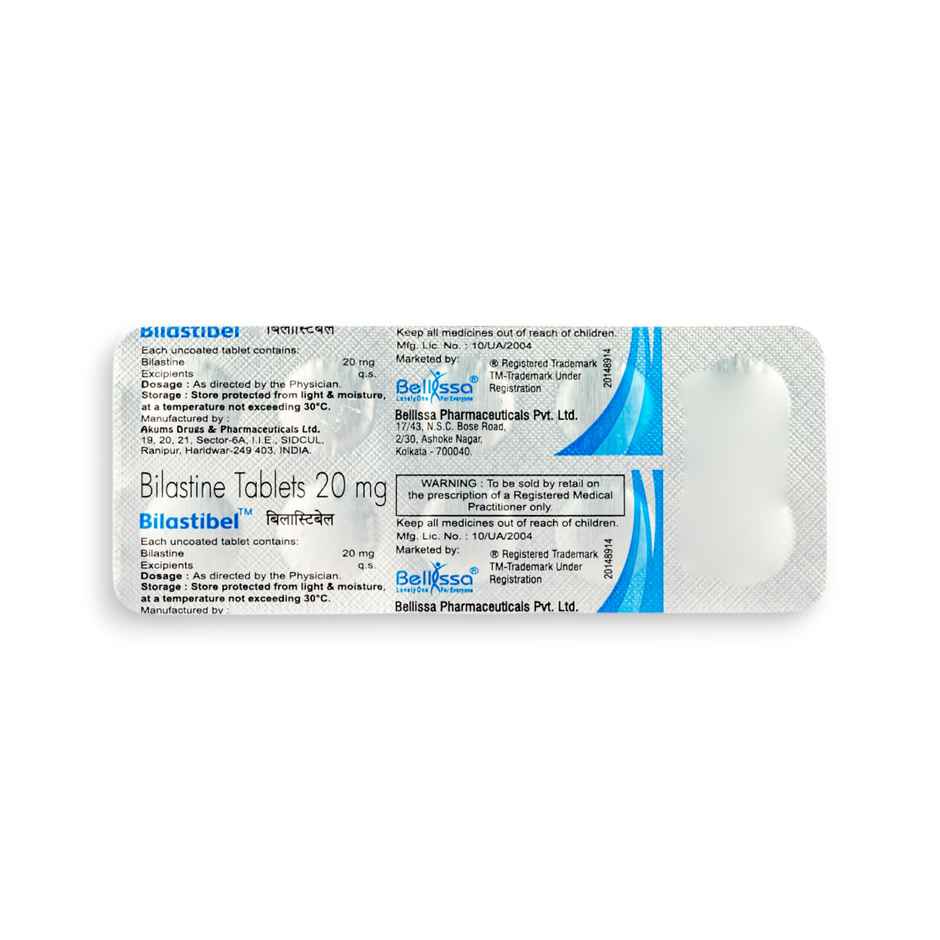 Bilastibel 20mg Tablet