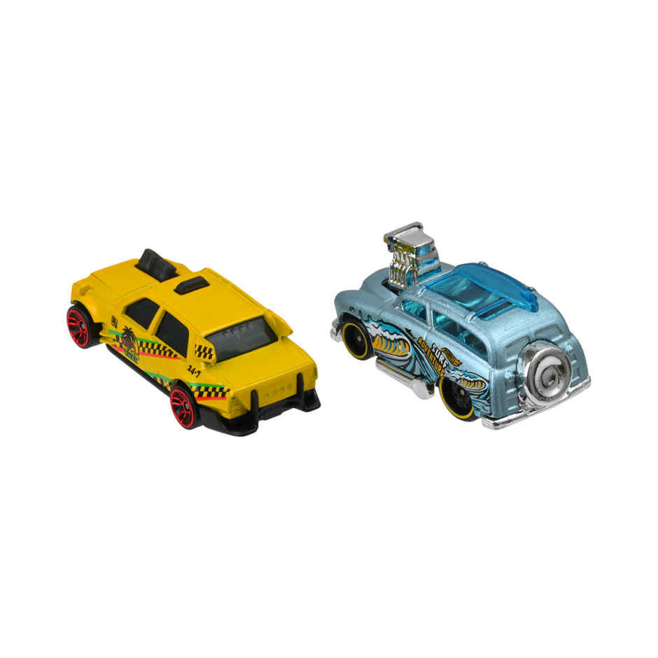 Hot Wheels 2-Car Pack of 1:64 Scale VehiclesTheme-HWD00