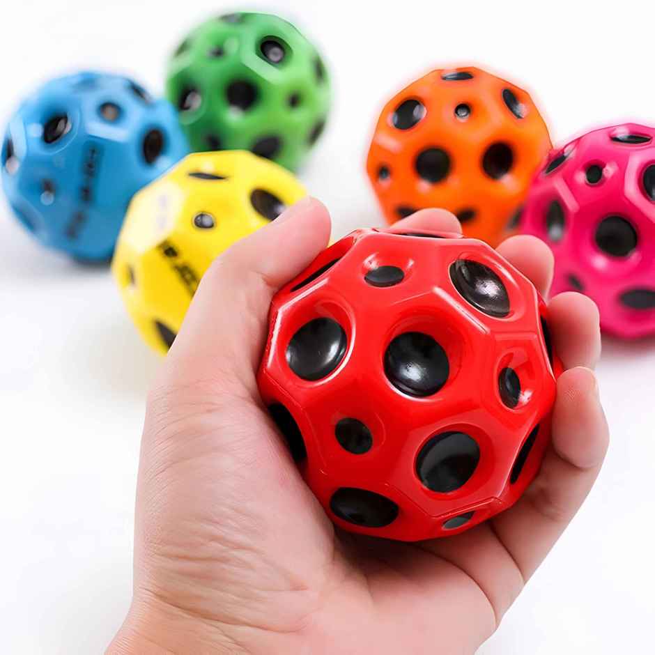 Toyshine Moon Space Ball - High Bounce & Sensory Play for Kids & Adults