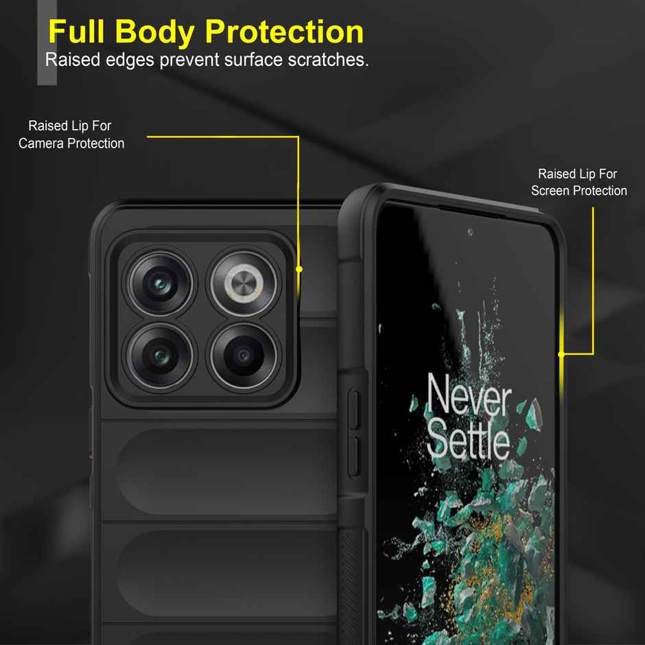 Zapcase Back Cover for OnePlus 10T 5G | Magic-Black