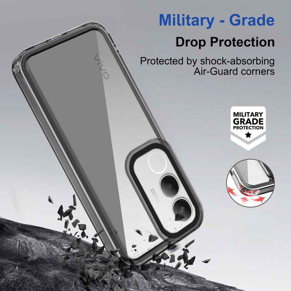 Zapcase Back Cover for Vivo Y29 5G | Space-Black