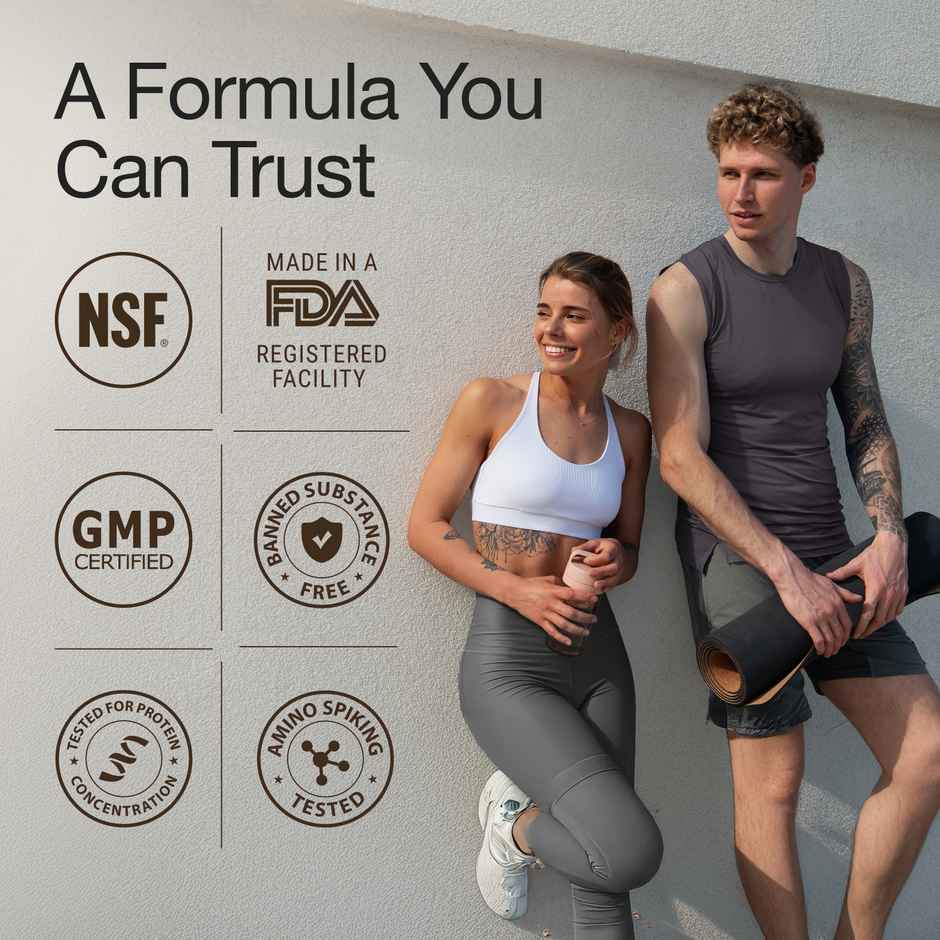 Wellbeing Nutrition 100% Raw Whey Protein Concentrate - Unflavoured | 27G Protein - 12.7G EAA