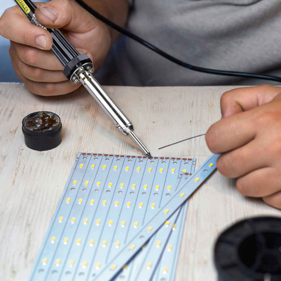 STANLEY 69-031B 30W 220V Round Corded Soldering Iron For Soldering Toys, Gadgets & Wires