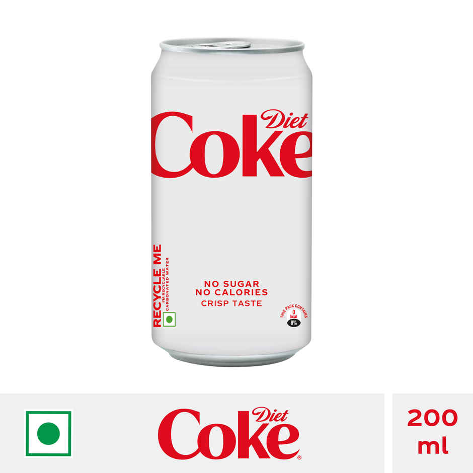 Coca-Cola Diet Coke Soft Drink Can | Zero Calorie