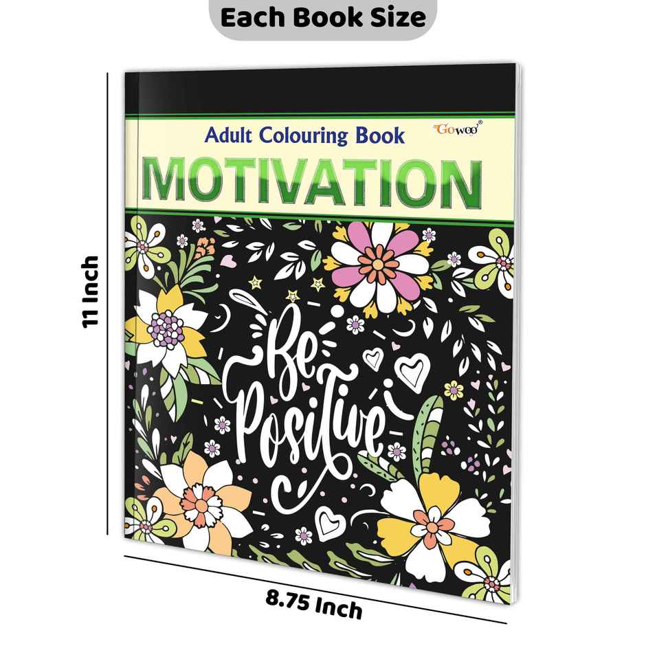 Motivation - Adult Colouring Book -coloring Book for Adults | Colouring Book for Peace & Relaxation