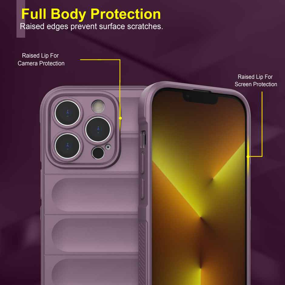 Zapcase Back Cover For Apple Iphone 14 Pro (Magic-Lavender)