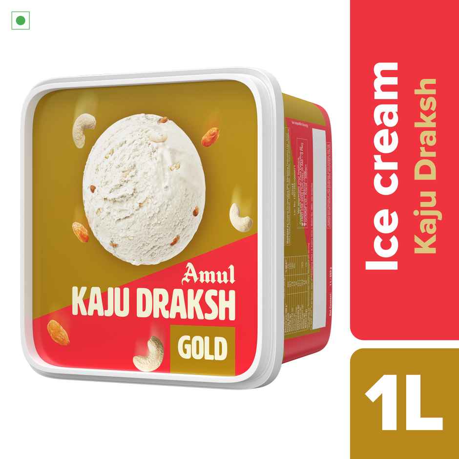 Amul Kaju Draksh Gold Ice Cream Tub