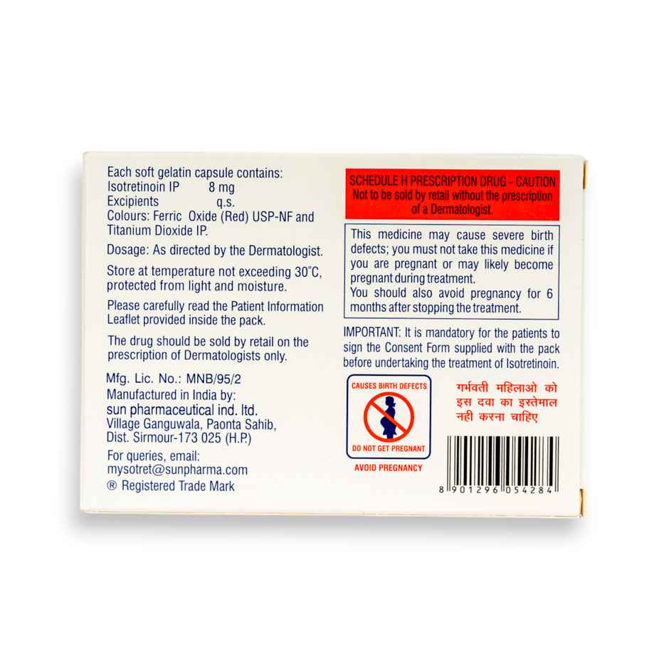 Sotret NF 8mg Capsule