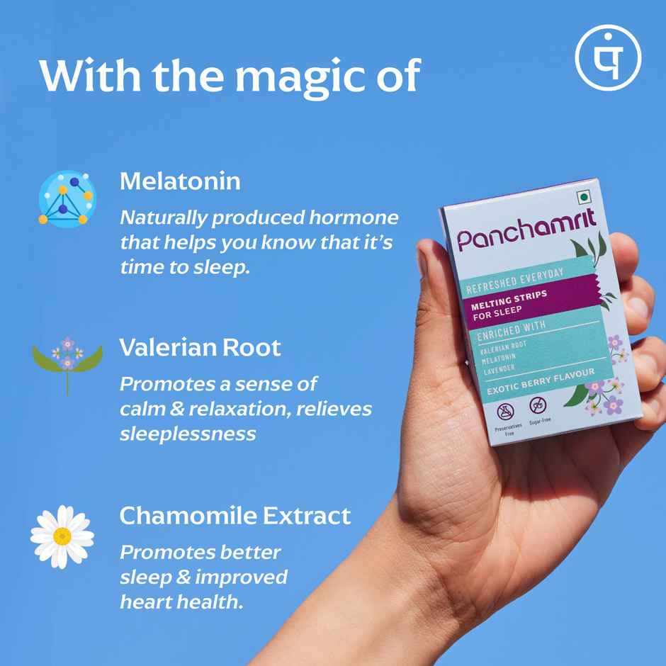 Panchamrit Melting Strips for Sleep