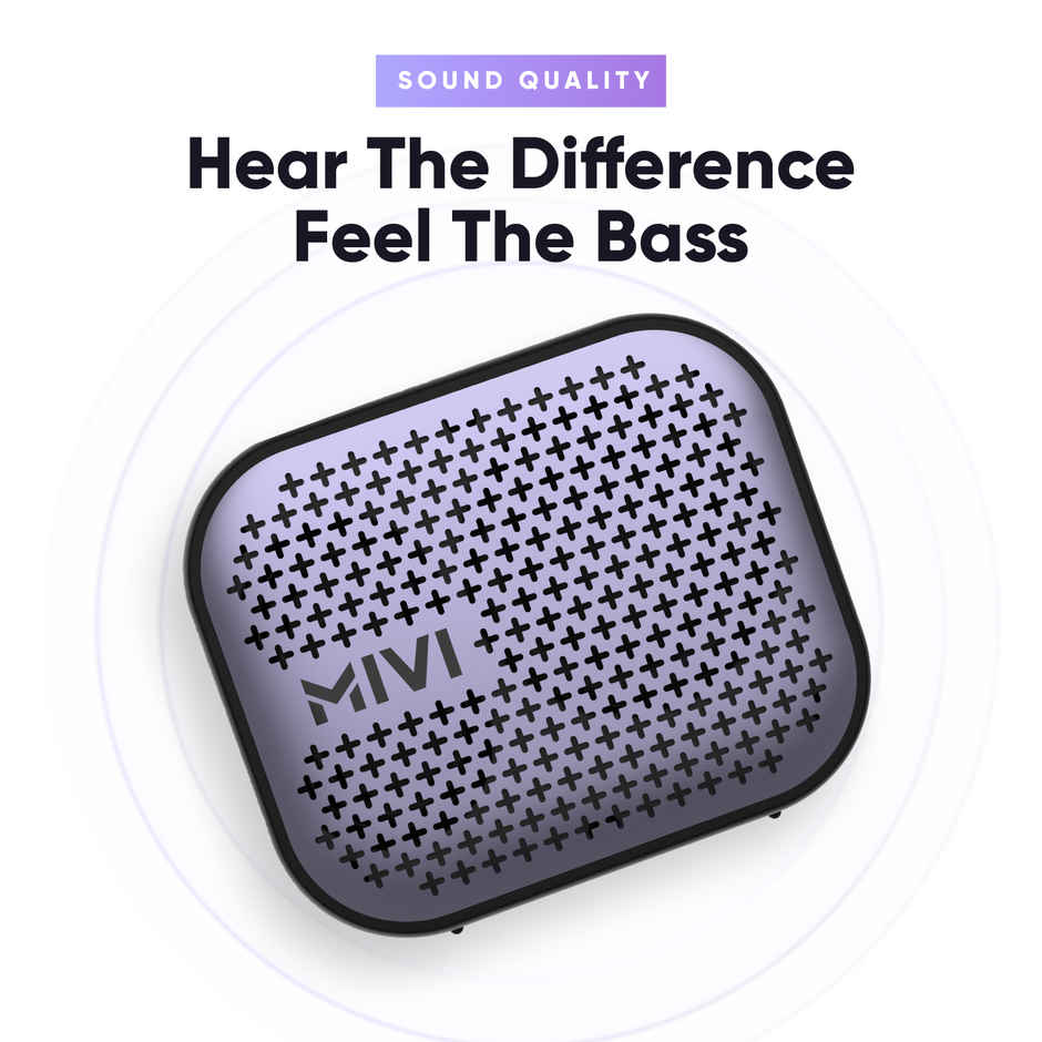 Mivi Roam2 Bluetooth Speaker | Black