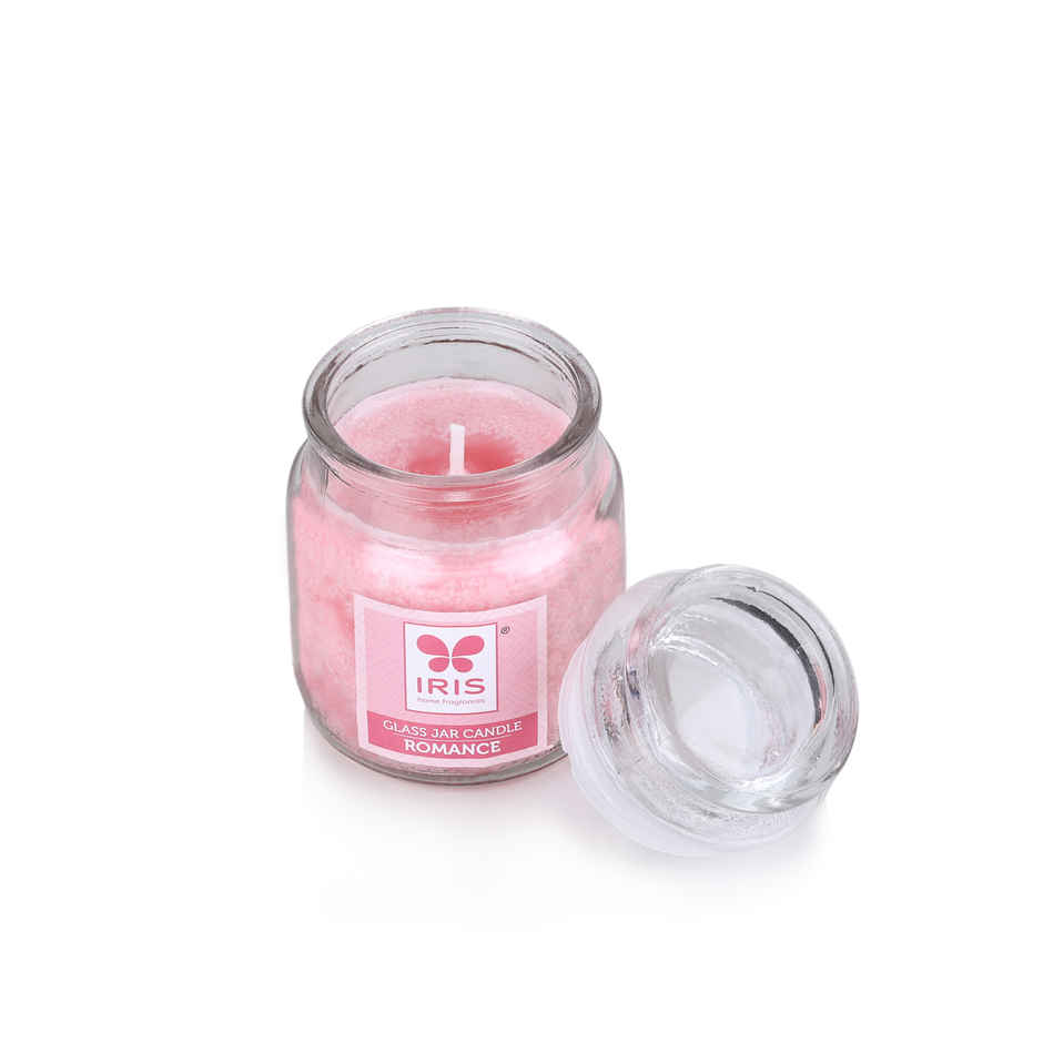 IRIS Romance Scented Glass Jar Candle