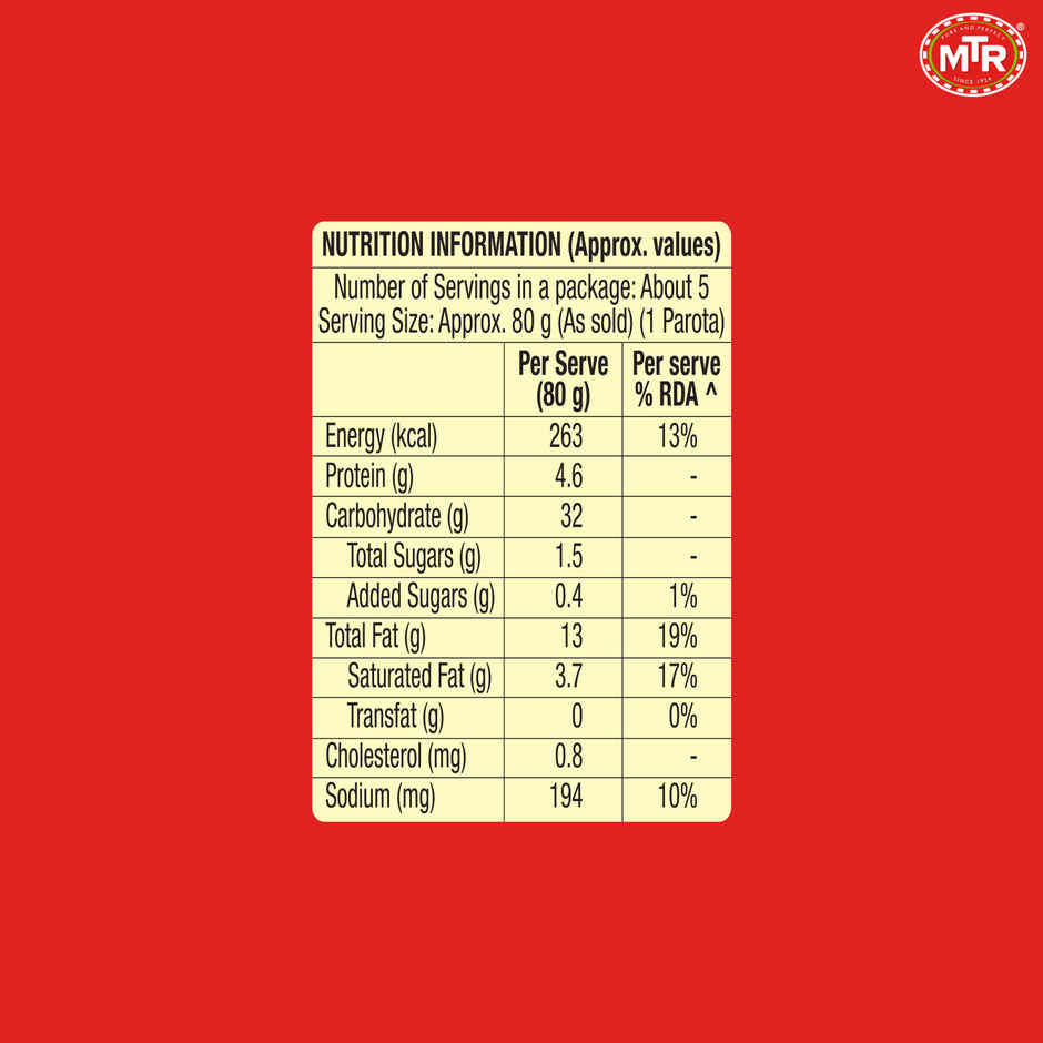 MTR Minute Fresh Malabar Parota
