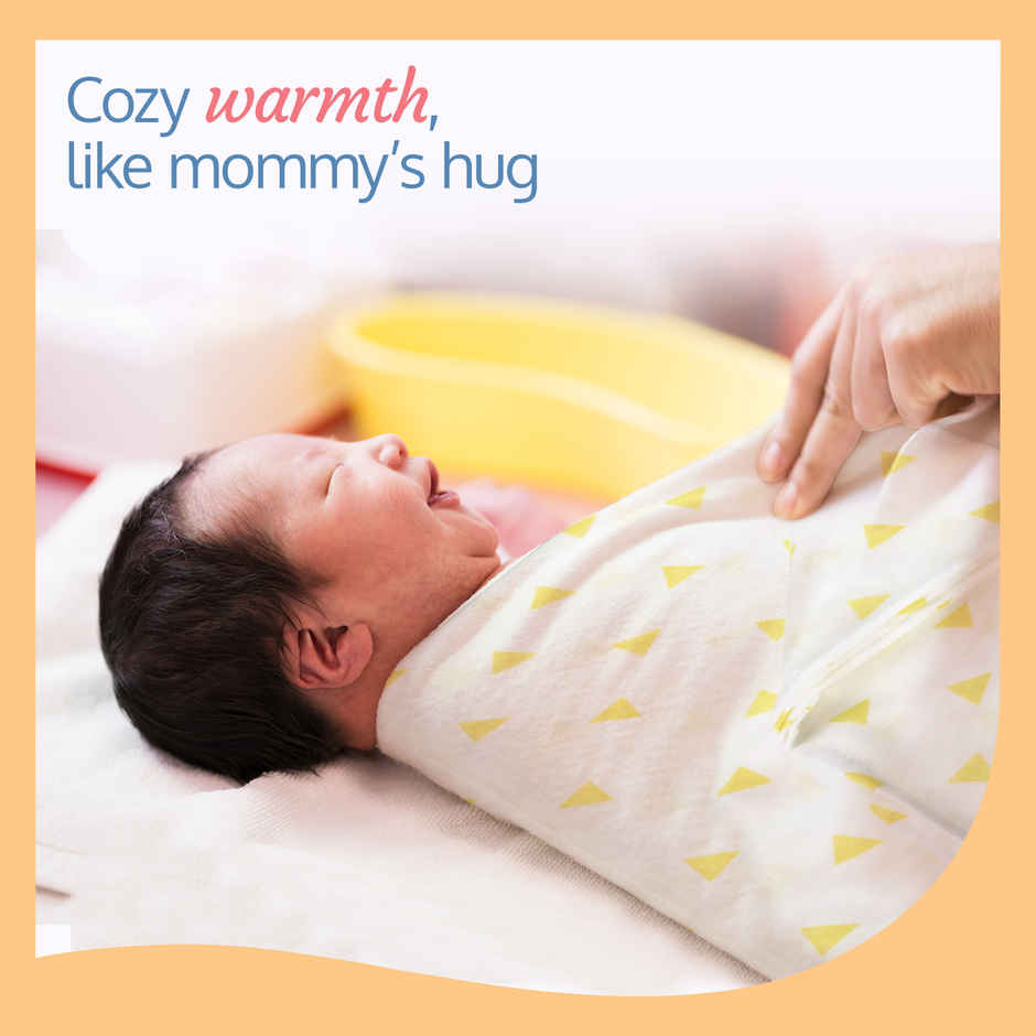 Luvlap Muslin Swaddle Triangles White