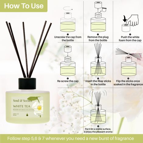 Soul & Scents White Tea Reed Diffuser