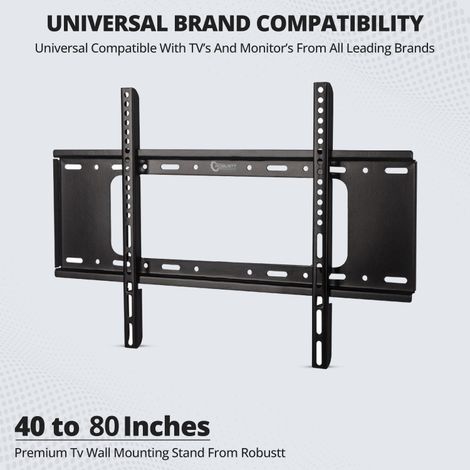 Robustt TV Wall Mount Fixed - L