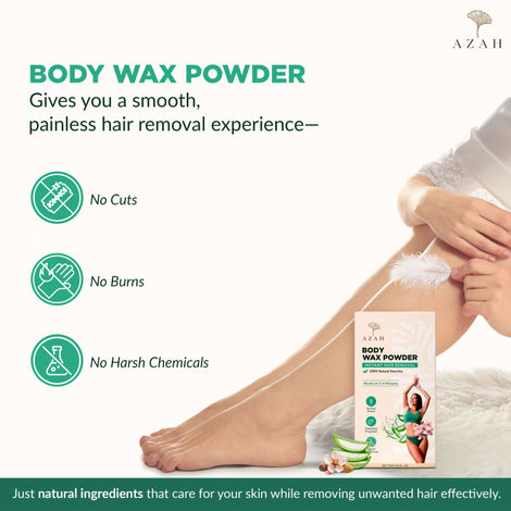 Azah Body & Bikini Hair Removal Wax Powder