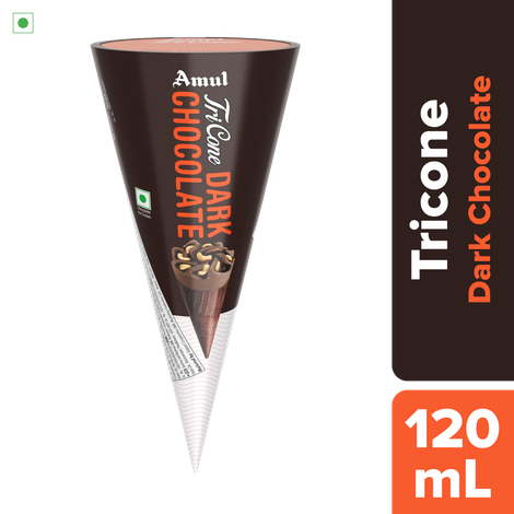 Amul Tricone Dark Choco Ice Cream Cone