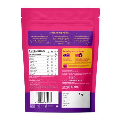 Yoga Bar Whole Quinoa - Gluten Free Quinoa Grain