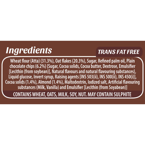 Sunfeast Farmlite Oats & Chocolate Cookies