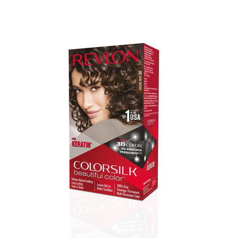 Revlon Color Silk Hair Color With Keratin 3N Dark Brown