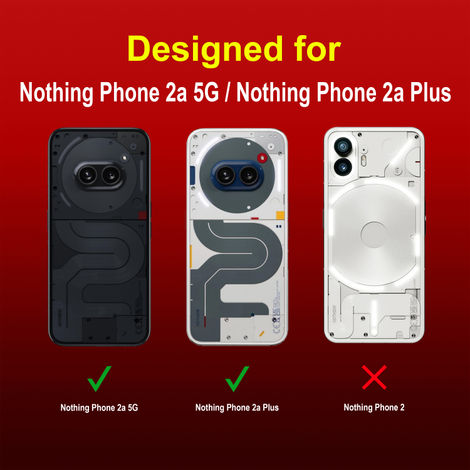 Zapcase Back Cover for Nothing Phone 2A 5G | Magic-Red