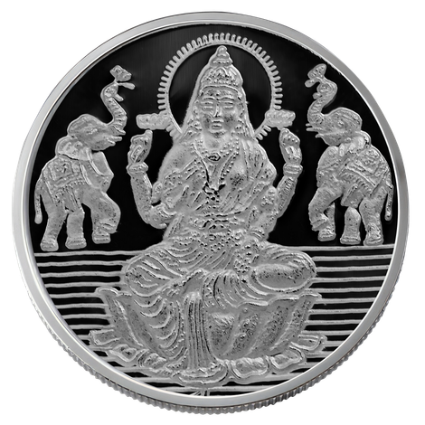 Lakshmi Pure Silver Coin | 999 Purity | 10 g | Muthoot Exim