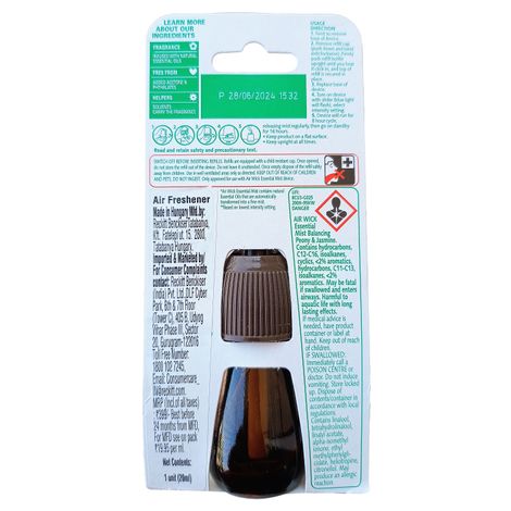 Airwick Essential Mist Automatic Fragrance Mist Diffuser Refill, Peony & Jasmine Blossom