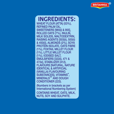 Britannia Nutrichoice Oats Cookies Diabetic Friendly