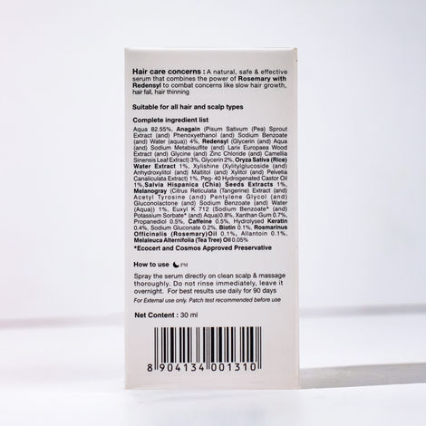 Soulflower Rosemary Redensyl Hair Growth Serum