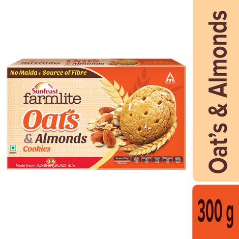 Sunfeast Farmlite Oats & Almonds Cookies