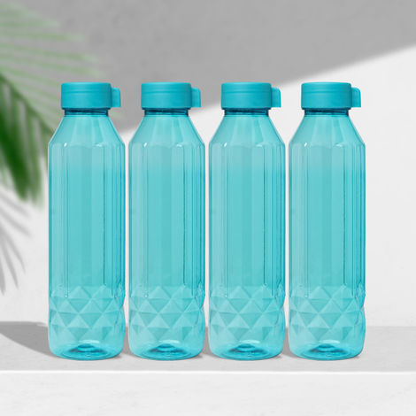 Steelo Plastic Apsara Bottles Assorted Colours | Blue - 900 ml