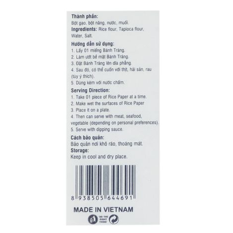 Nongshim Mr. Rice - Fresh Roll Rice Paper 22cm