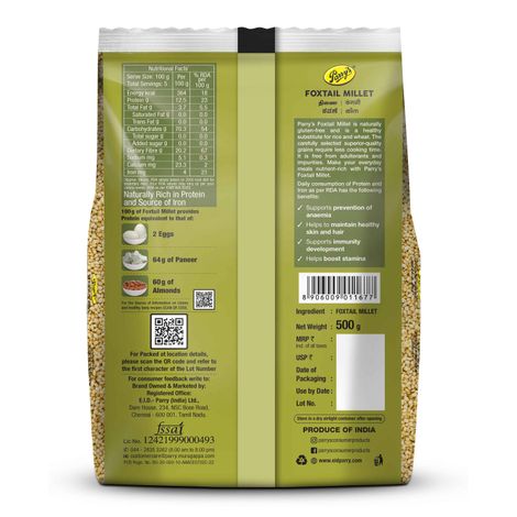 Parry's Foxtail Millet