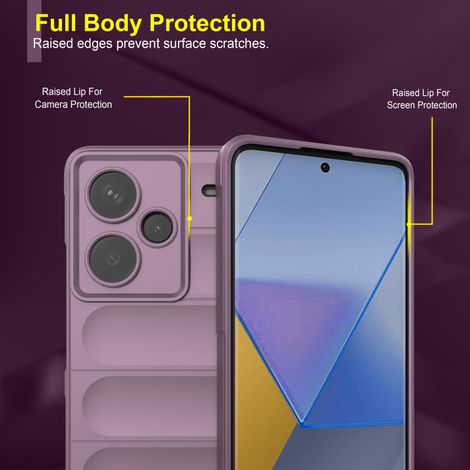 Zapcase Back Cover for Mi Redmi Note 13 Pro Plus 5G | Magic-Lavender