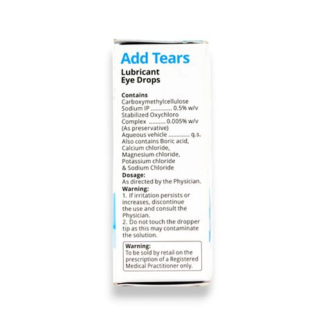Add Tears Lubricant Eye Drops