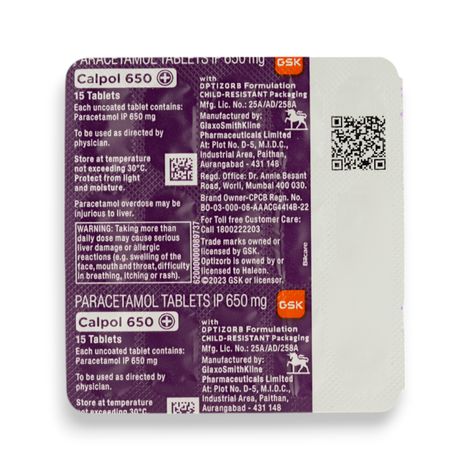 Calpol 650 + Tablets