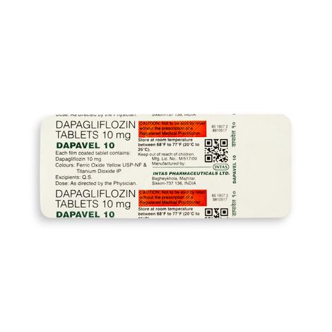 Dapavel 10 Tablet