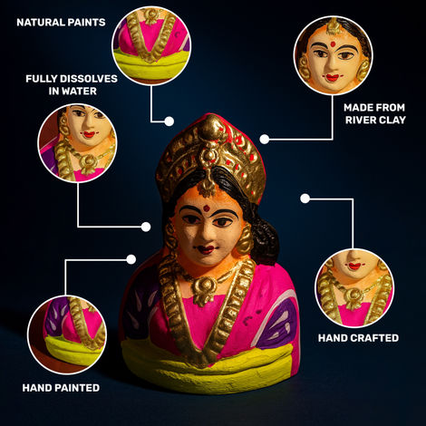 Eco-Friendly | Clay Gowri | Multicolour | Svasti