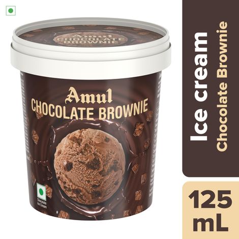 Amul Chocolate Brownie Ice Cream