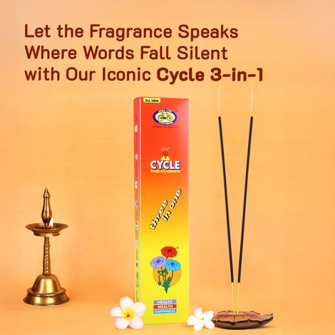 Three in One Agarbathis | Cycle