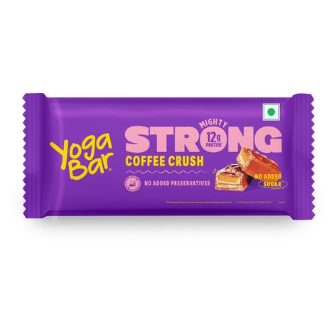 Yoga Bar Strong Coffee Crush Protein Bar12g Protein, No Added Sugar, No Preservatives