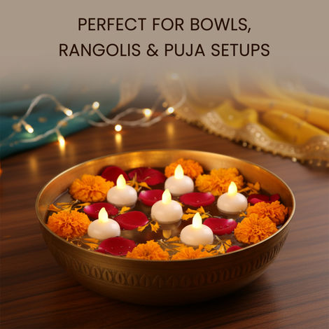 Water Floating Diya | Pack Of 6 | Cycle