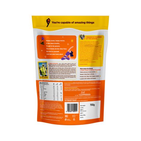 Yogabar Muesli Nuts Delight, ,Breakfast Cereals, Protein Granola, Gluten Free