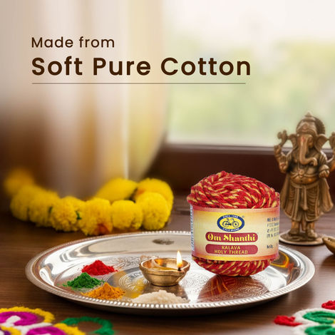 Cycle Om Shanthi Cotton Kalawa - Mauli | Holy Thread