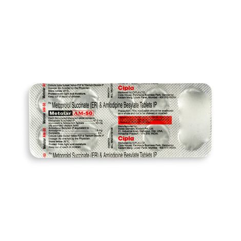 Metolar AM-50 Tablets ER
