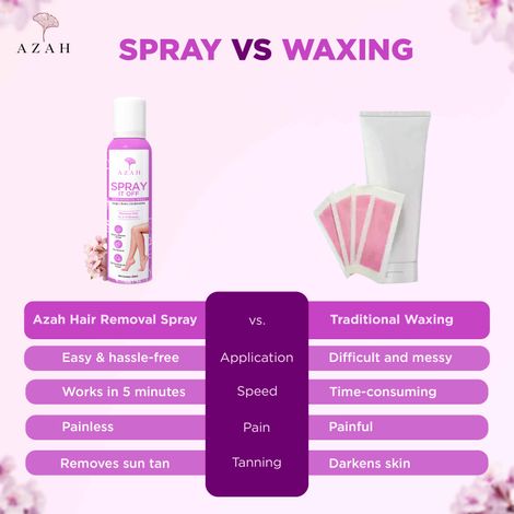 Azah Hair Removal Spray ( Cherry Blossom )