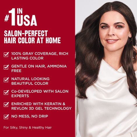 Revlon Color Silk Hair Color With Keratin 3N Dark Brown