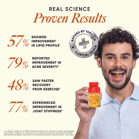 Wellbeing Nutrition Slow Triple Strength Omega-3 Fish Oil, Curcumin Extract For Brain,Joint & Heart